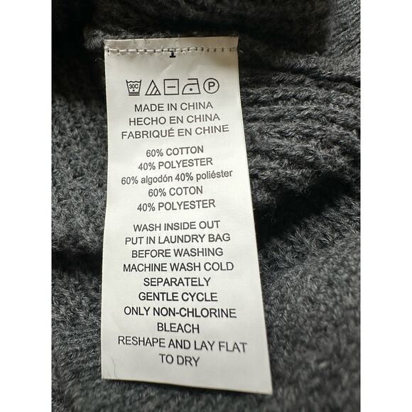 Michael Kors: Gray Knit Turtleneck Sweater - Picture 6 of 7